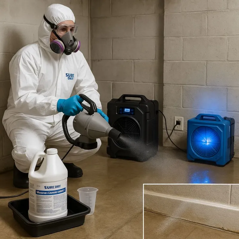 Sanitization and Odor Removal process in Renton, WA